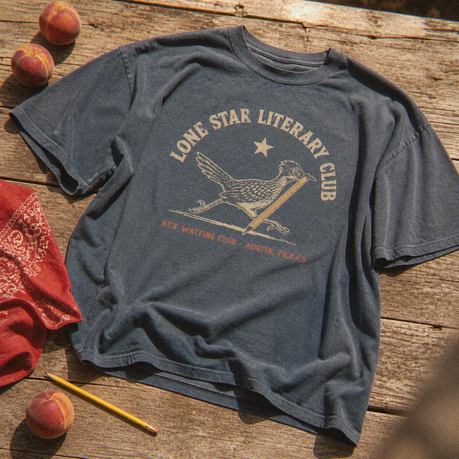 The Lone Star Literary Club Tee